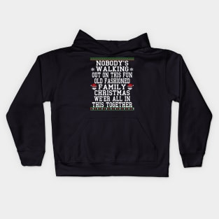 ugly sweater christmas 2024 Kids Hoodie